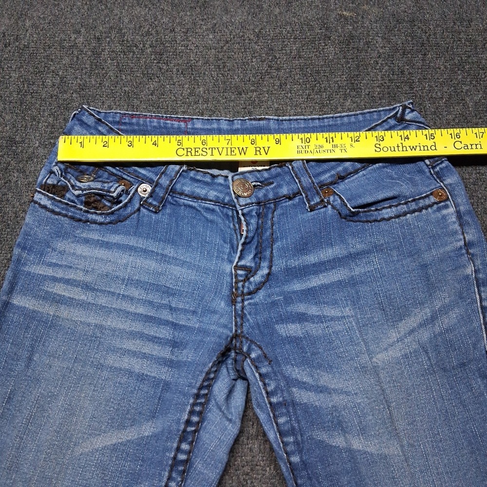 True Religion Jeans Billy Support Blue Womens Size 29 Straight Leg - Picture 10 of 15